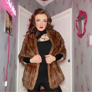 True Vintage Real Fur Stole